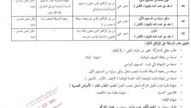 اعلان توظيف في مديرية الخدمات الجامعية لولاية تلمسان