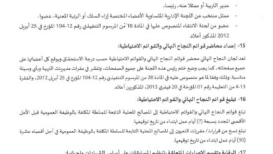 من لهم الأولوية في مسابقة الأساتذة عند تساوي التنقيط؟