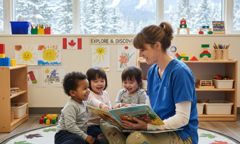 فرص العمل في رعاية الأطفال بكندا: دليلك الكامل للمبتدئين