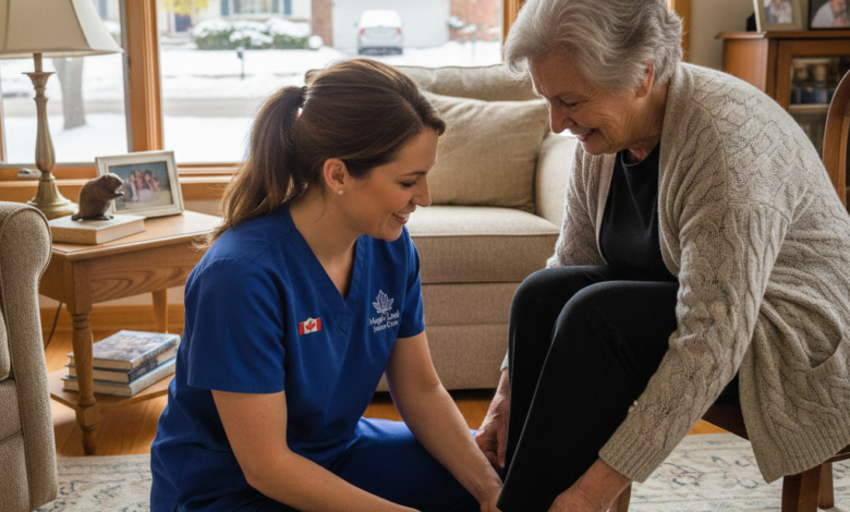 وظائف الرعاية المنزلية في كندا: شروط التقديم والمميزات