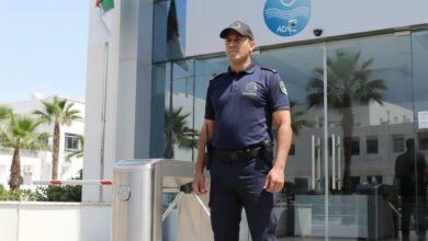 اعلان توظيف اعوان حراسة في المؤسسة العمومية الجزائرية للمياه