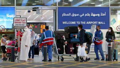 مطلوب مشرف في مطار الكويت