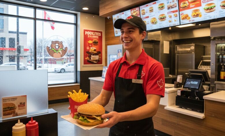 فرصة عمل في مطعم وجبات سريعة بكندا: دليلك الكامل للتقديم