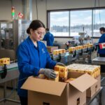 مطلوب عامل تعليب وتغليف المنتجات في مصنع بكندا