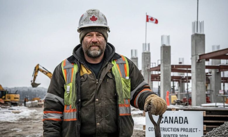 مطلوب عامل يومي للعمل في مشروع بناء بكندا