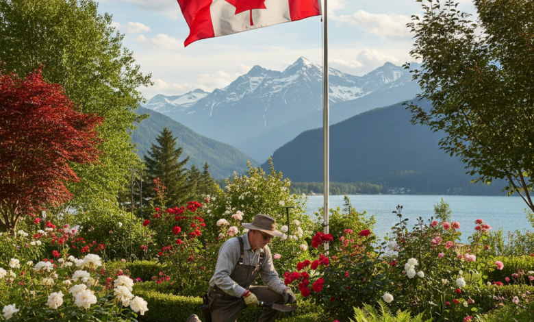 الهجرة والعمل في كندا: فرصة عمل بستاني براتب بالساعة