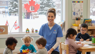 كندا تعلن عن حاجتها إلى عاملين في حضانات الأطفال