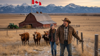 مطلوب عامل مزرعة مواشي في كندا
