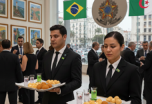 تعلن سفارة البرازيل عن فتح مسابقة لتوظيف خدمين إثنين في اقامة سفير بالجزائر