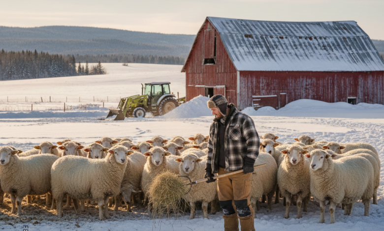 فرصة عمل في كندا 2026: عامل رعاية الماشية بدون شهادة أو لغة