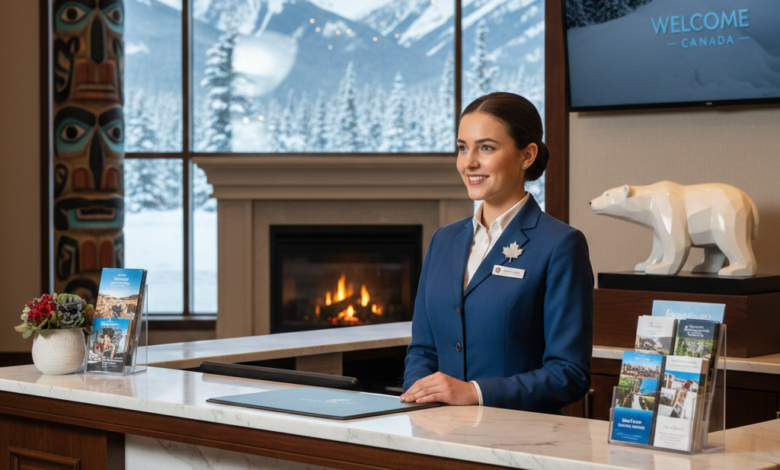 مطلوب موظف استقبال لفندق في كندا