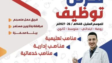 مؤسسة المنار التعليمية تعلن عن فتح مناصب عمل في الرتب التعليمية والإدارية والخدمات