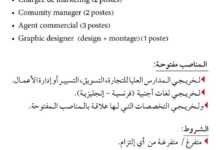 تعلن شركة دار المستقبل للنشر وتوزيع الكتاب عن فتح مناصب شغل: