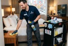 مطلوب عامل نظافة غرف في شركة تنظيف المباني بكندا