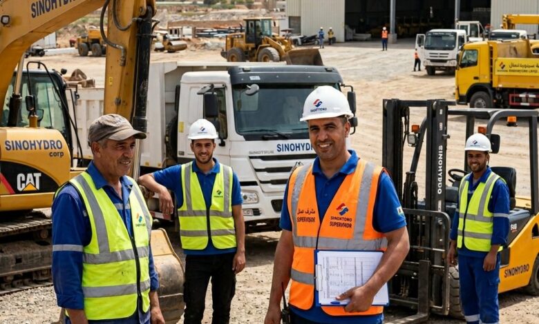شركة الصينية SINOHYDRO CORP LIMITED تعلن عن توظيف سائقين بمختلف الأصناف