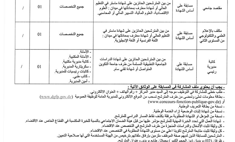 اعلان مسابقة توظيف بالمركز البحث في اللغة والثقافة الأمازيغية ببجاية