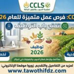 تعاونية الحبوب والبقول الجافة CCLS تفتح التوظيف في تخصصات إدارية وفلاحية 2026