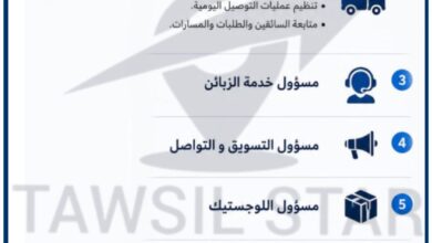 شركة توصيل ستار  SARL Tawsil STAR تفتح باب التوظيف البحث عن كفاءات في عدة مجالات