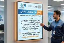 إعلان عن توظيف داخلي في مديرية وحدة التوزيع للجزائرية للمياه