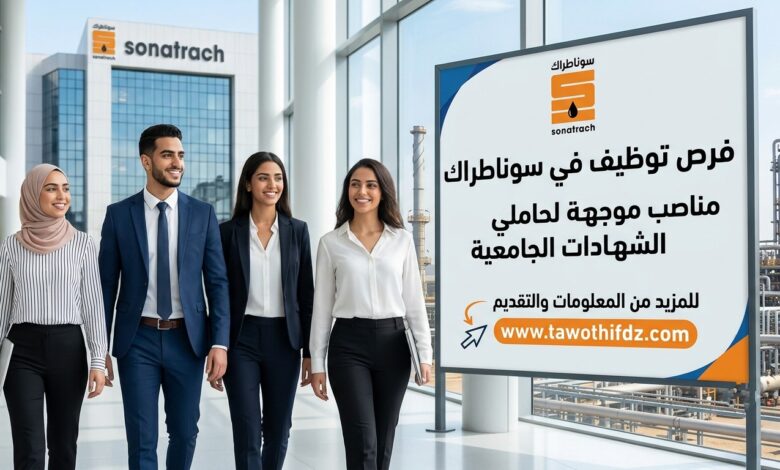 توظيف في سوناطراك: مناصب موجهة لحاملي الشهادات الجامعية