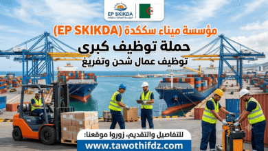 مؤسسة ميناء سكيكدة تطلق حملة توظيف لـ60 عامل شحن وتفريغ