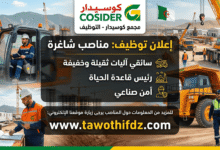 التوظيف في Cosider.. مناصب شاغرة لسائقين آليات ورئيس قاعدة الحياة وأمن صناعي