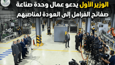 الوزير الأول يدعو عمال وحدة صناعة صفائح الفرامل إلى العودة لمناصبهم