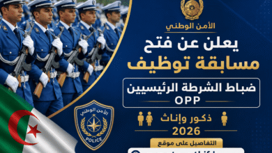 الأمن الوطني يعلن عن فتح مسابقة توظيف ضباط الشرطة الرئيسيين OPP ذكور وإناث 2026