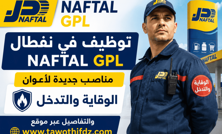توظيف في نفطال NAFTAL GPL.. مناصب جديدة لأعوان الوقاية والتدخل