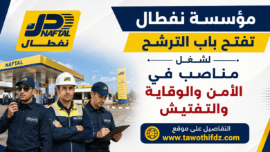 مؤسسة نفطال تفتح باب الترشح لشغل مناصب في الأمن والوقاية والتفتيش