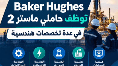 Baker Hughes توظف حاملي ماستر 2 في عدة تخصصات هندسية