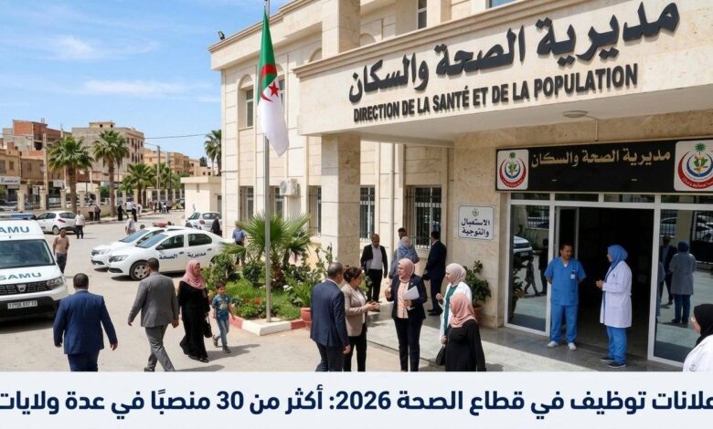 إعلانات توظيف في قطاع الصحة 2026: أكثر من 30 منصبًا في عدة ولايات