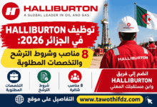 توظيف HALLIBURTON في الجزائر 2026: 8 مناصب وشروط الترشح والتخصصات المطلوبة