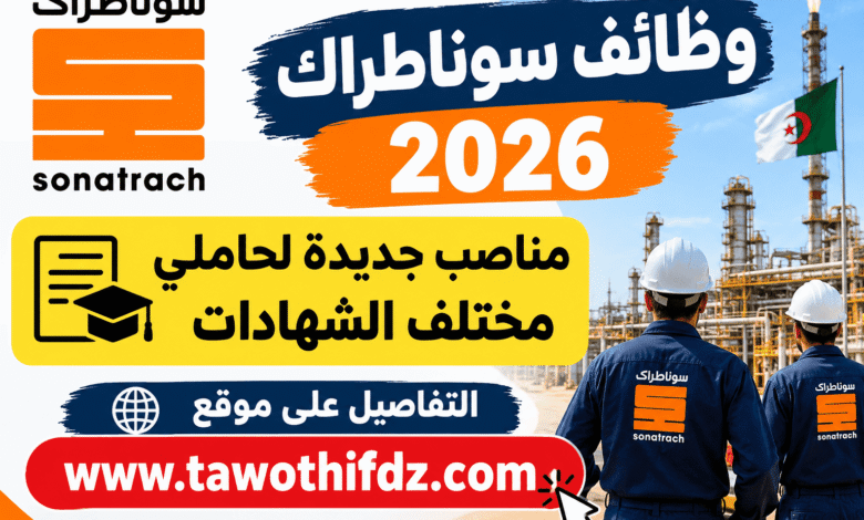 وظائف سوناطراك 2026: مناصب جديدة لحاملي مختلف الشهادات