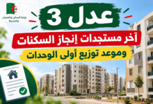 عدل 3: آخر مستجدات إنجاز السكنات وموعد توزيع أولى الوحدات